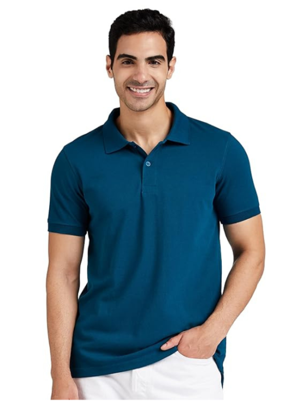 Men Printed Hooded Neck Cotton Blend Black T-Shirt