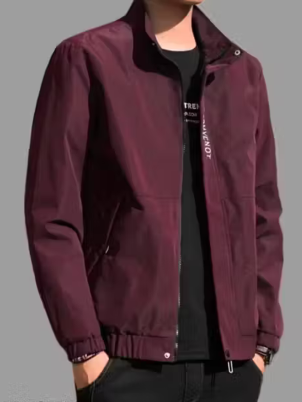 Men Self Design Polo Neck Polyester Beige T-Shirt