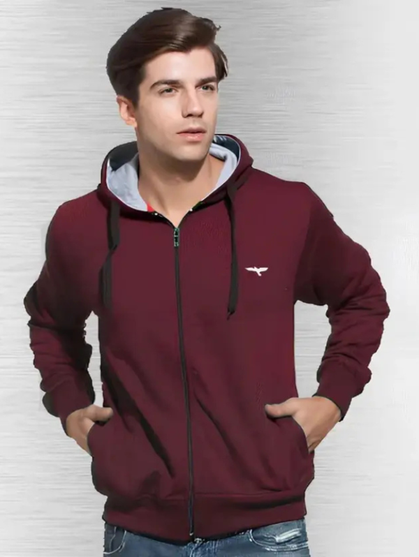 Men Solid Casual Jacket