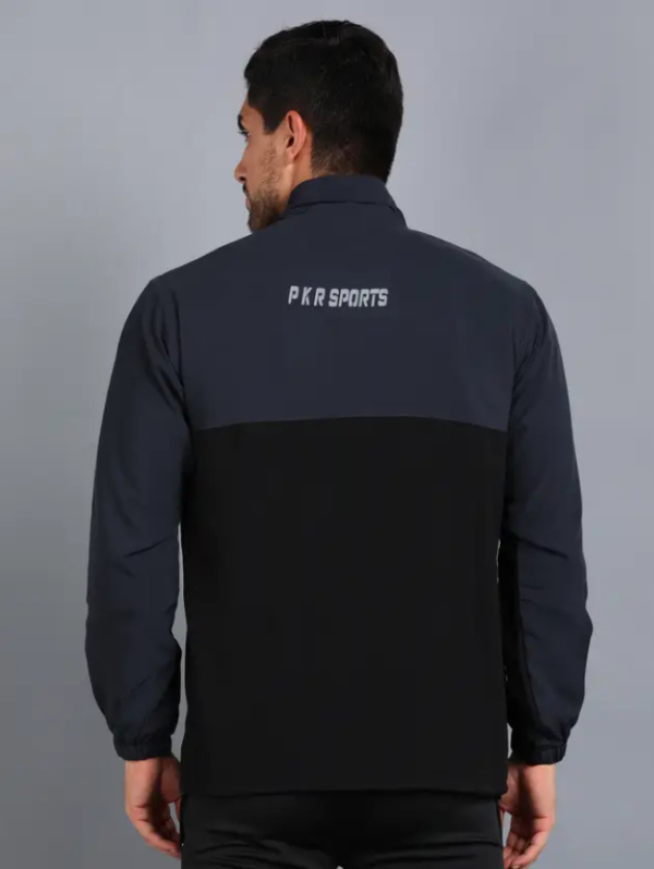 Men Colorblock Sports Jacket