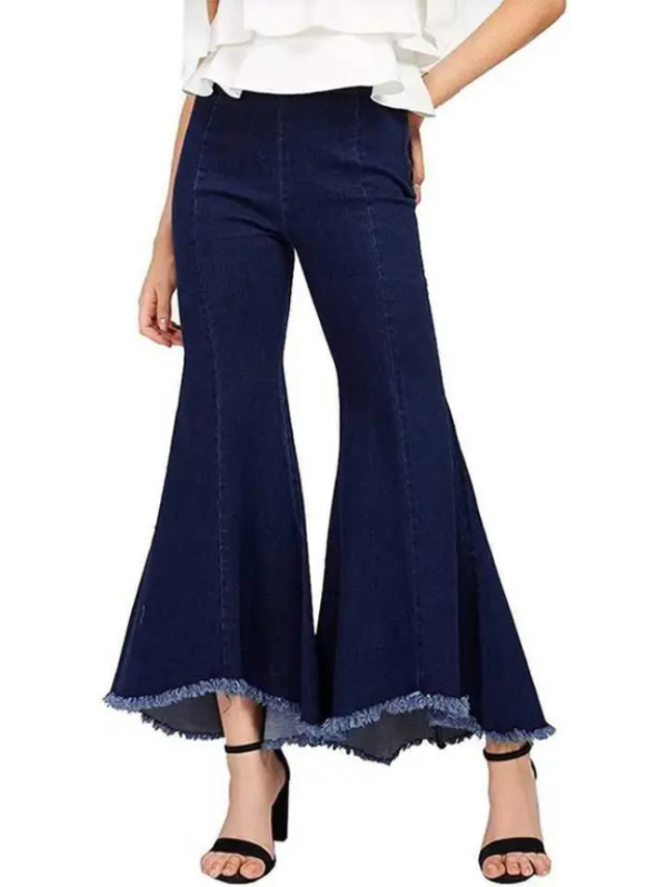 Women Flared Mid Rise Multicolor Jeans