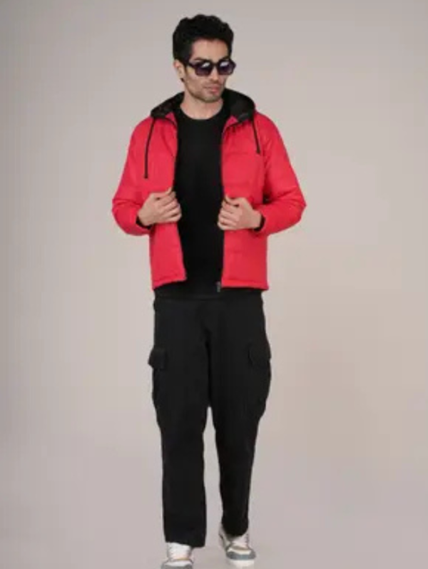 Men Solid Padded Jacket