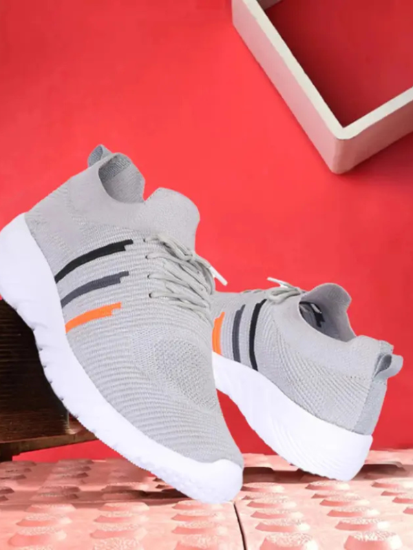 Champ Lifestyle Casual Shoes for Men | Classic Rounded Toe, Soothing Insole Sneakers For Men (Grey , 10)