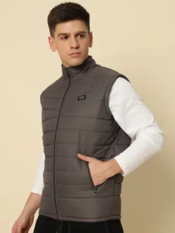 Men Solid Bomber Jacket