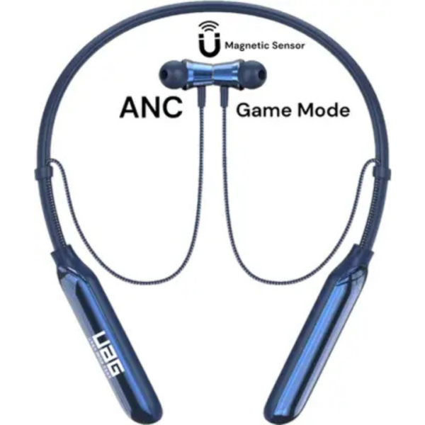 uag urbn armour gear Blutooth ANC Magnetic Neckband sv2 Gaming & Music Deep Baas Sound 40 Hour Play Bluetooth (Black, True Wireless)